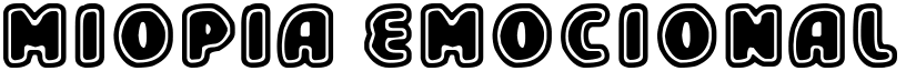 Miopia Emocional Regular font