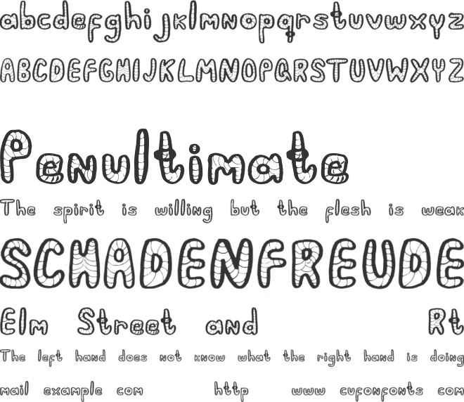 Periquito font preview