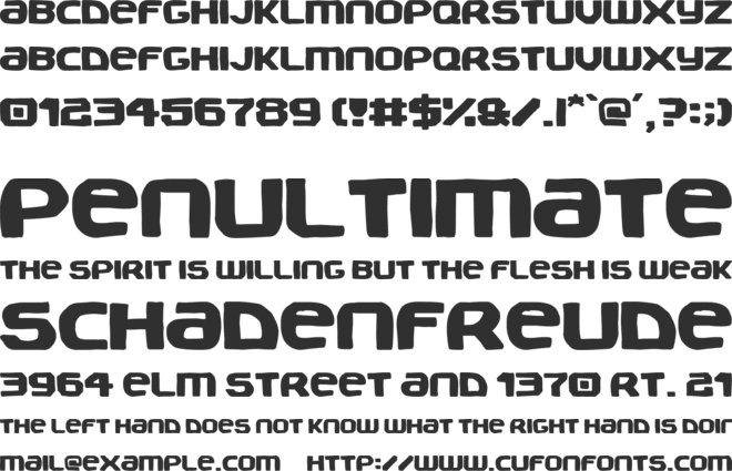 The Toy Castle font preview