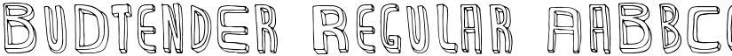 BuDtendEr Regular font