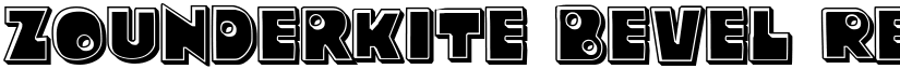 Zounderkite Bevel Regular font
