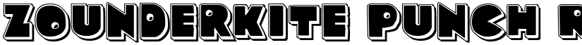 Zounderkite Punch Regular font