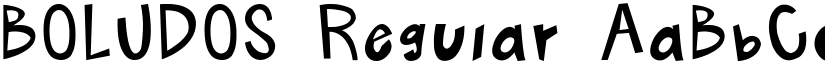 BOLUDOS Regular font