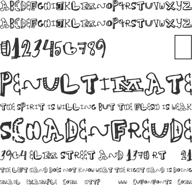 FairHouse font preview