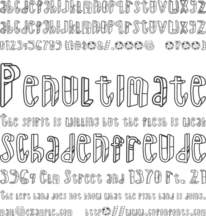 The Super Ryal 2015 font preview