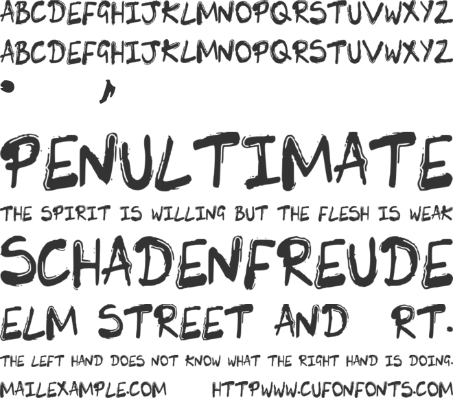 SK_LUNIE font preview