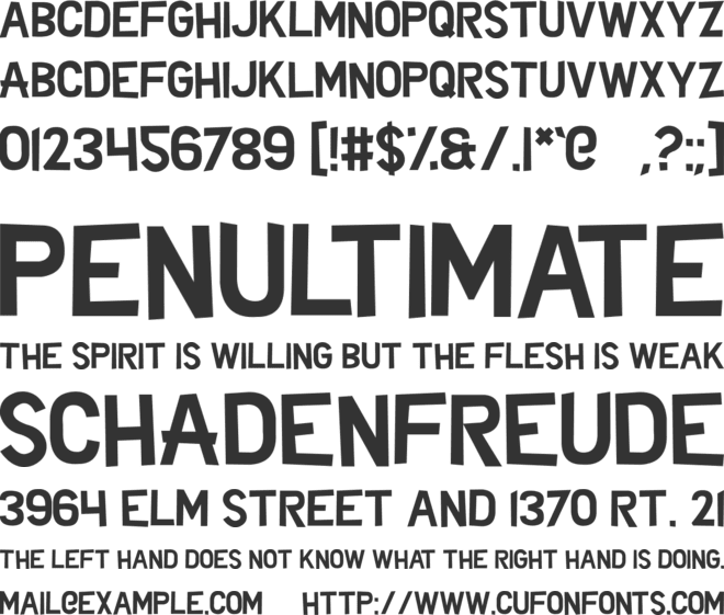 Zed Said font preview
