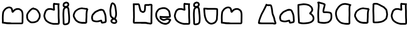 modica! font download