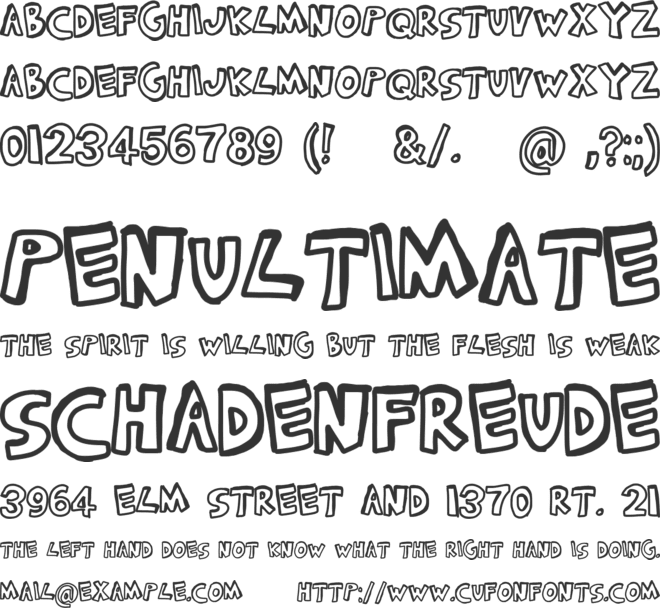 (FREEWIND) font preview