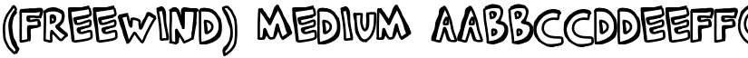 (FREEWIND) Medium font