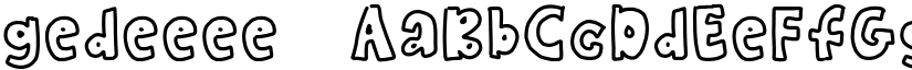 gedeeee _ font