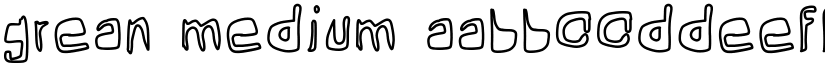 grean Medium font