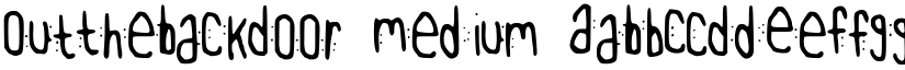OutTheBackDoor font download