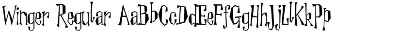 Winger Regular font