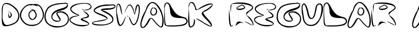 DogesWalk Regular font