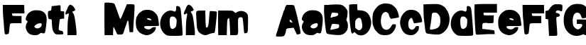 Fati Medium font