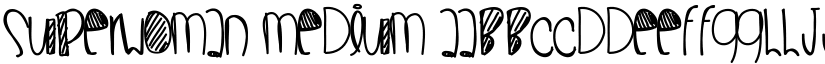 Superwoman Medium font