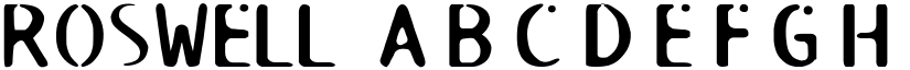 ROSWELL font