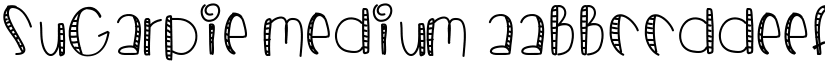SugarPie Medium font