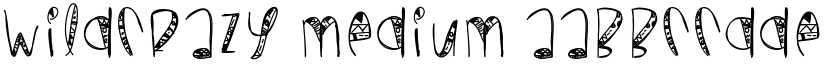 WildCrazy Medium font