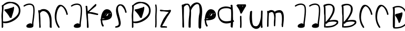 PancakesPlz Medium font