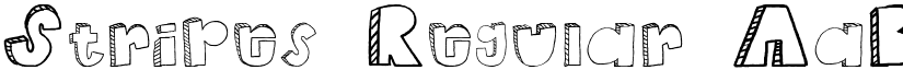 Stripes Regular font