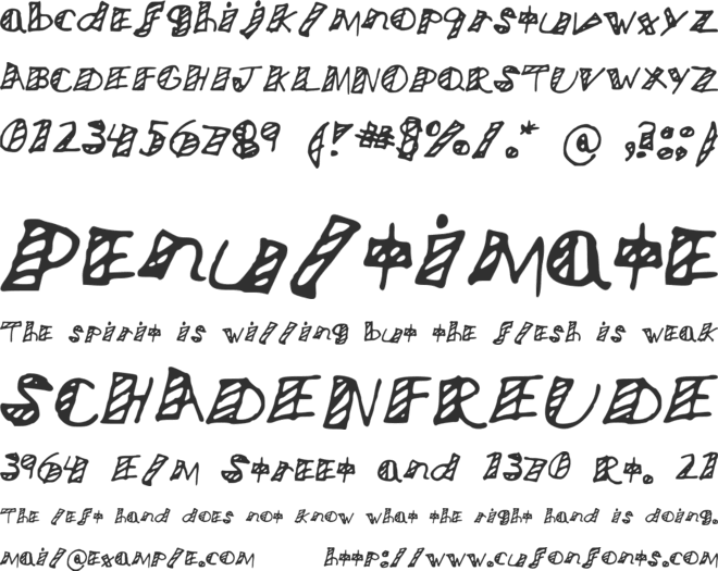 NicetoMeetYou font preview