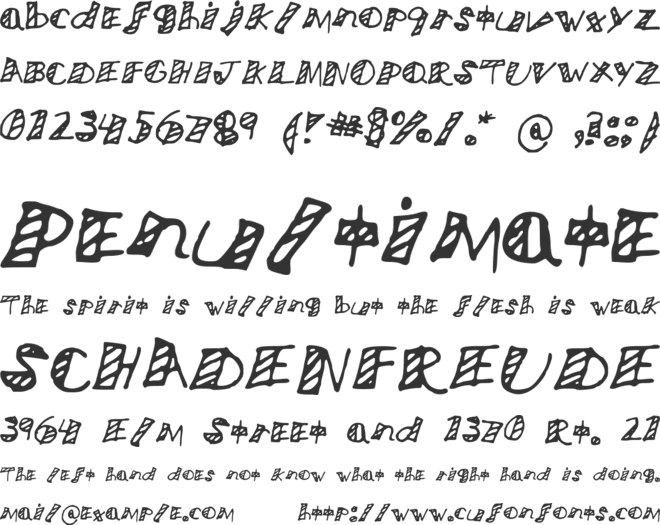 NicetoMeetYou font preview