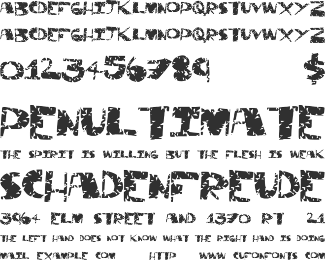 ThriftStore font preview