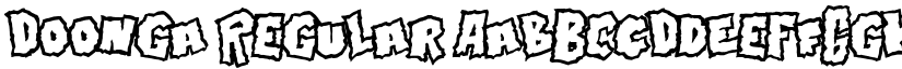 Doonga Regular font