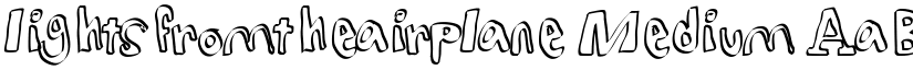 lightsfromtheairplane font download