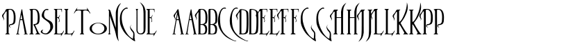 Parseltongue font