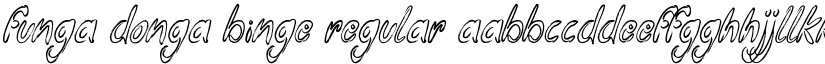 Funga Donga Binge Regular font