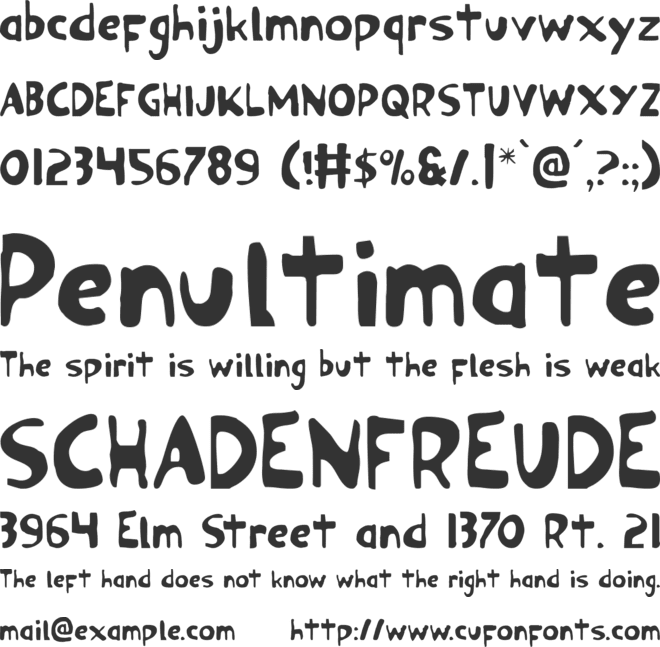 Ozymandias font preview