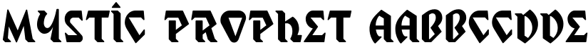 Mystic Prophet font