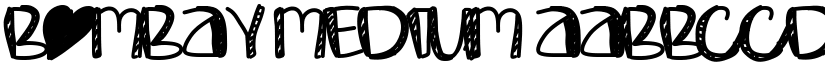 Bombay Medium font