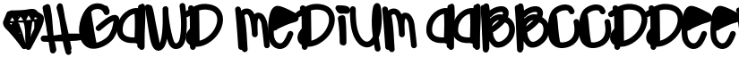 OhGawd Medium font