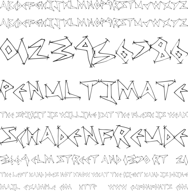 TweakDiner font preview