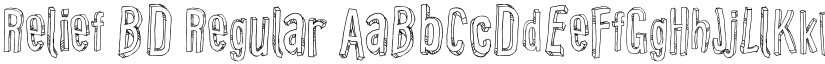 Relief BD Regular font