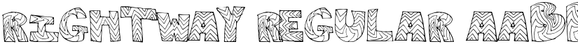 RightWay Regular font