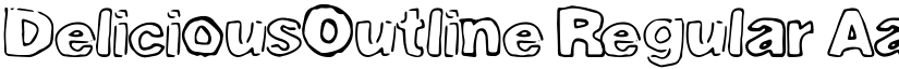 DeliciousOutline Regular font