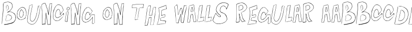 Bouncing on the Walls font download