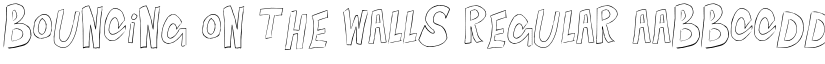 Bouncing on the Walls font download