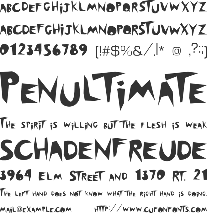 outback font preview