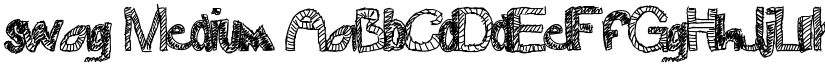 swag Medium font