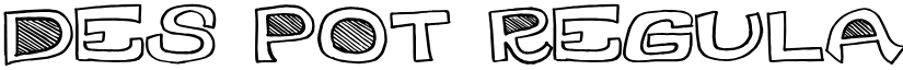 Des Pot Regular font
