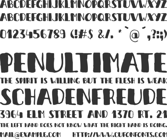 It's a penalty kick!! font preview