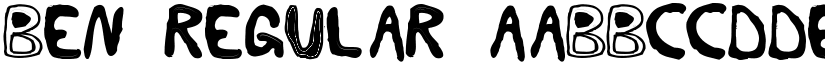 Ben Regular font