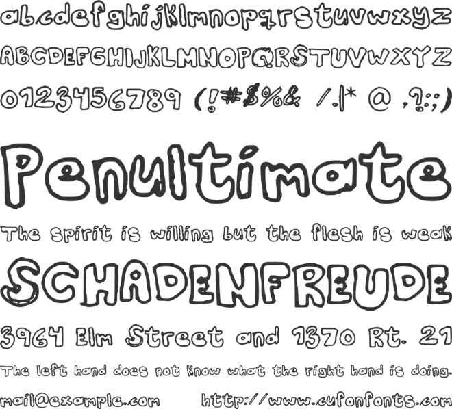 Kranne2 font preview