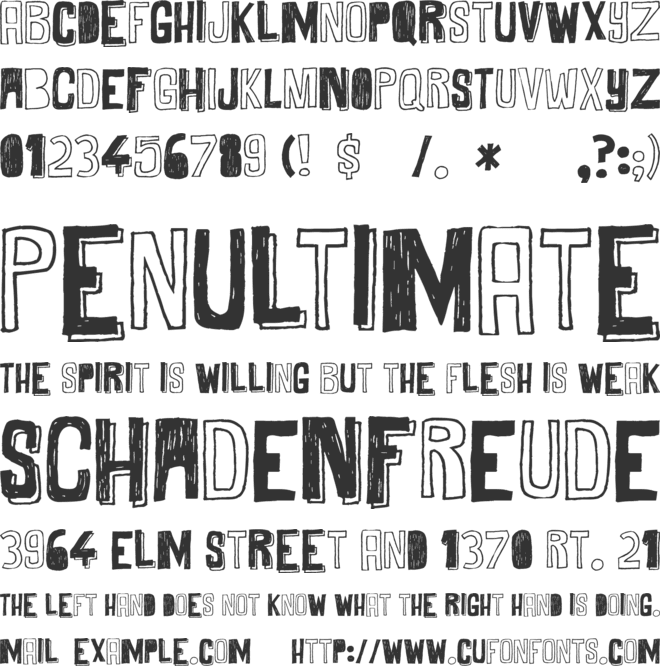 Maybe Maybe Not font preview